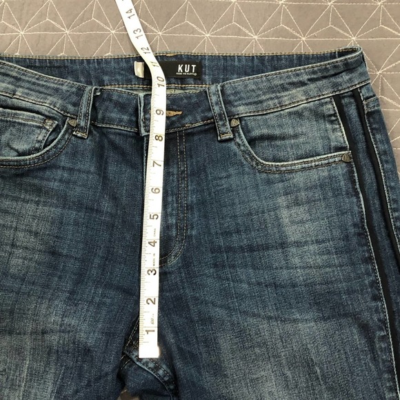 KUT from the Kloth Kelsey High Rise Ankle Flare Jeans sz 4 - Picture 7 of 7